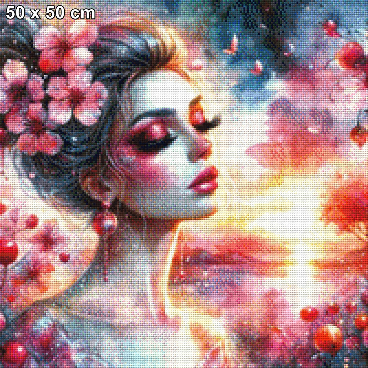Flora die Träumerin - Diamond Painting