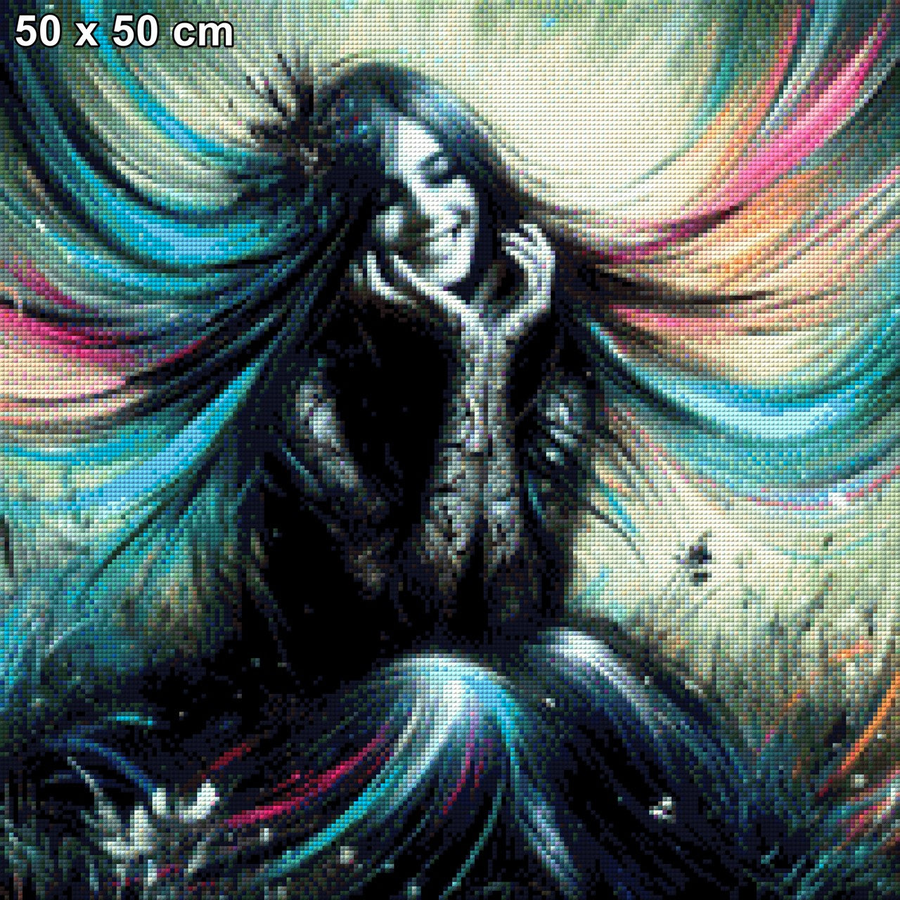 Crazy Gothic Girl - Diamond Painting