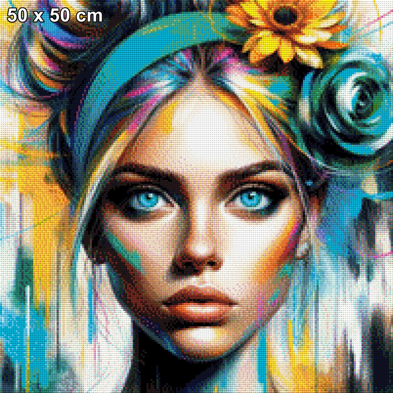 Adina die Geschmückte - Diamond Painting