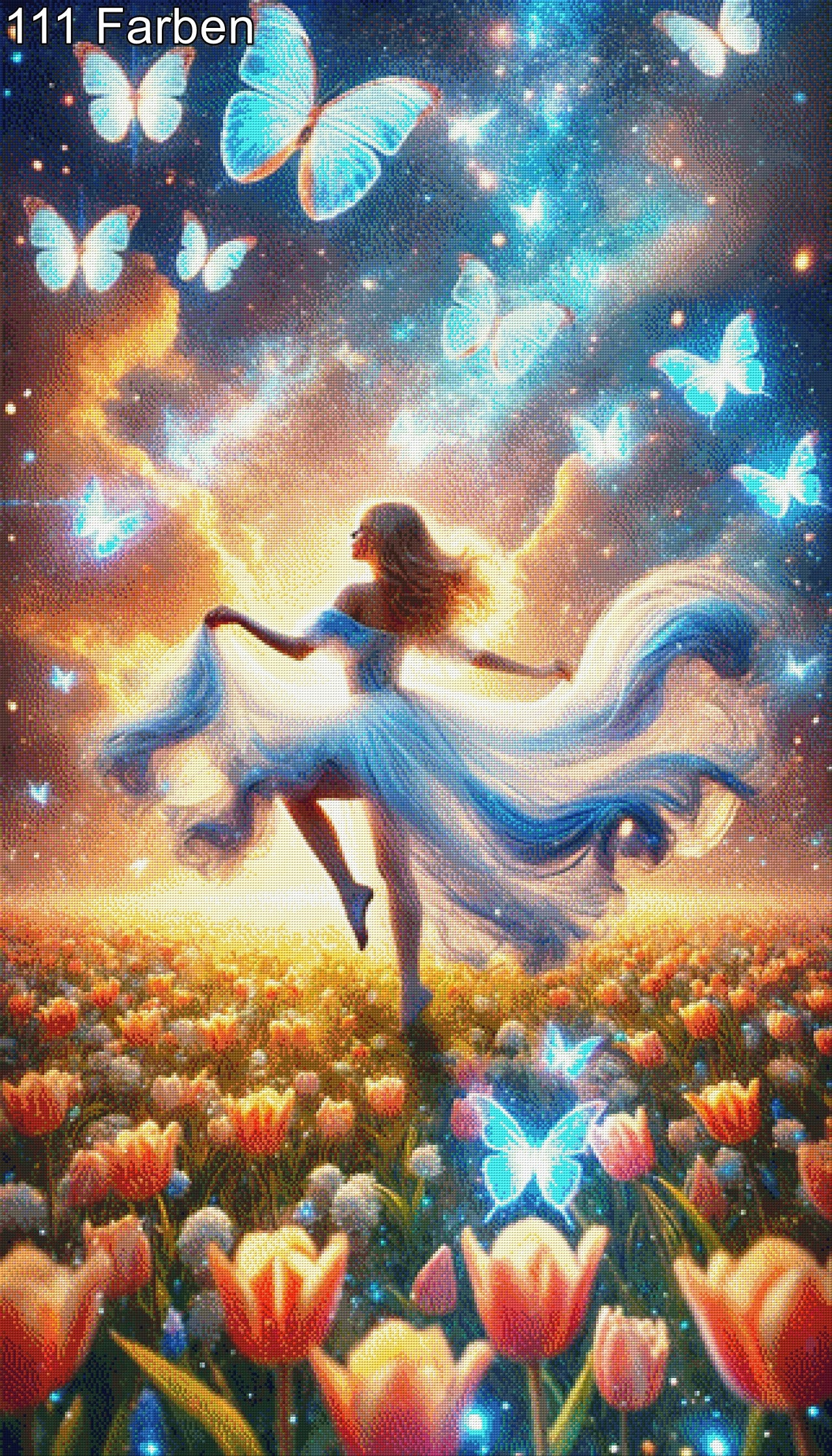 Butterfly by Night - Diamond Painting