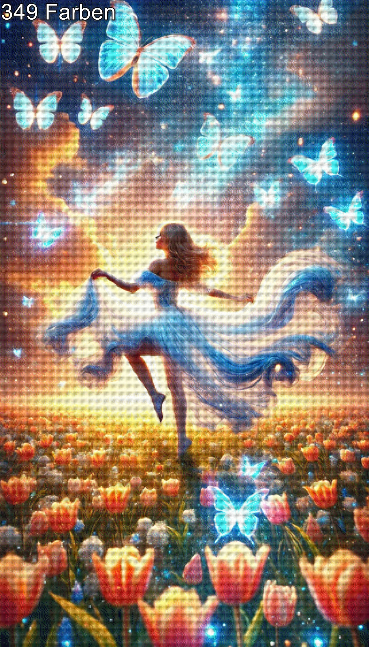 Butterfly by Night - Diamond Painting
