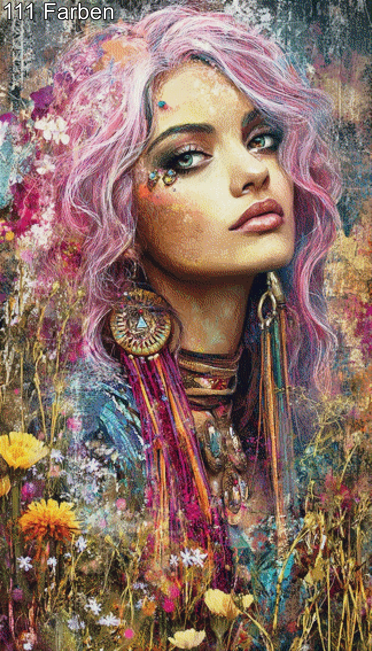 Biggi das Hippigirl - Diamond Painting