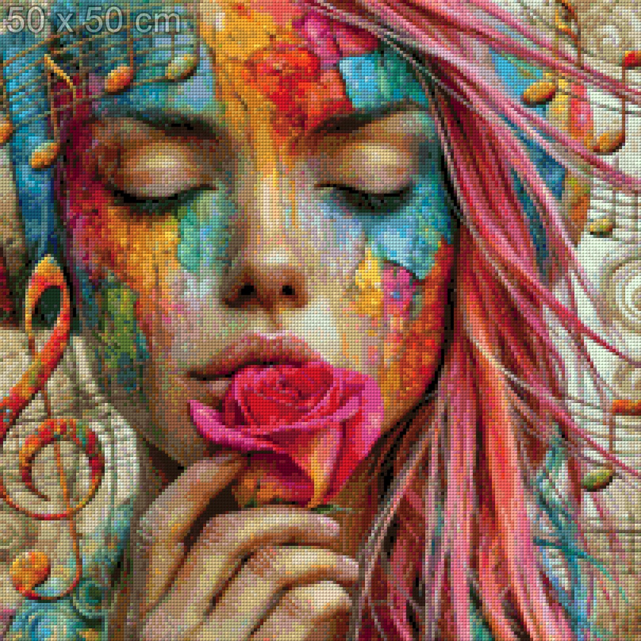 5D Diamond Painting - Bunte Melodie