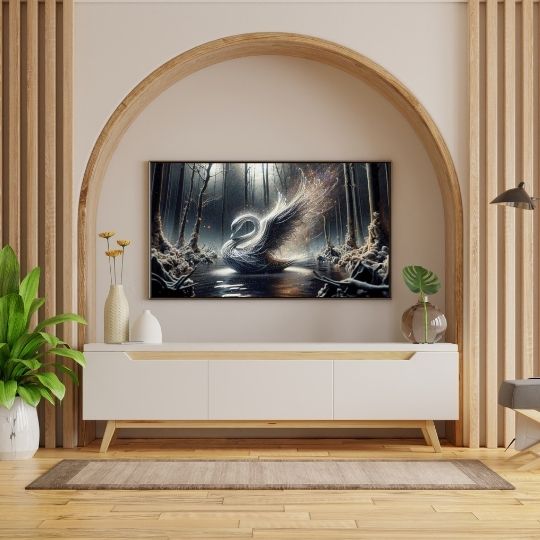 Schwan Diamond Painting voller Anmut und zeitloser Schönheit