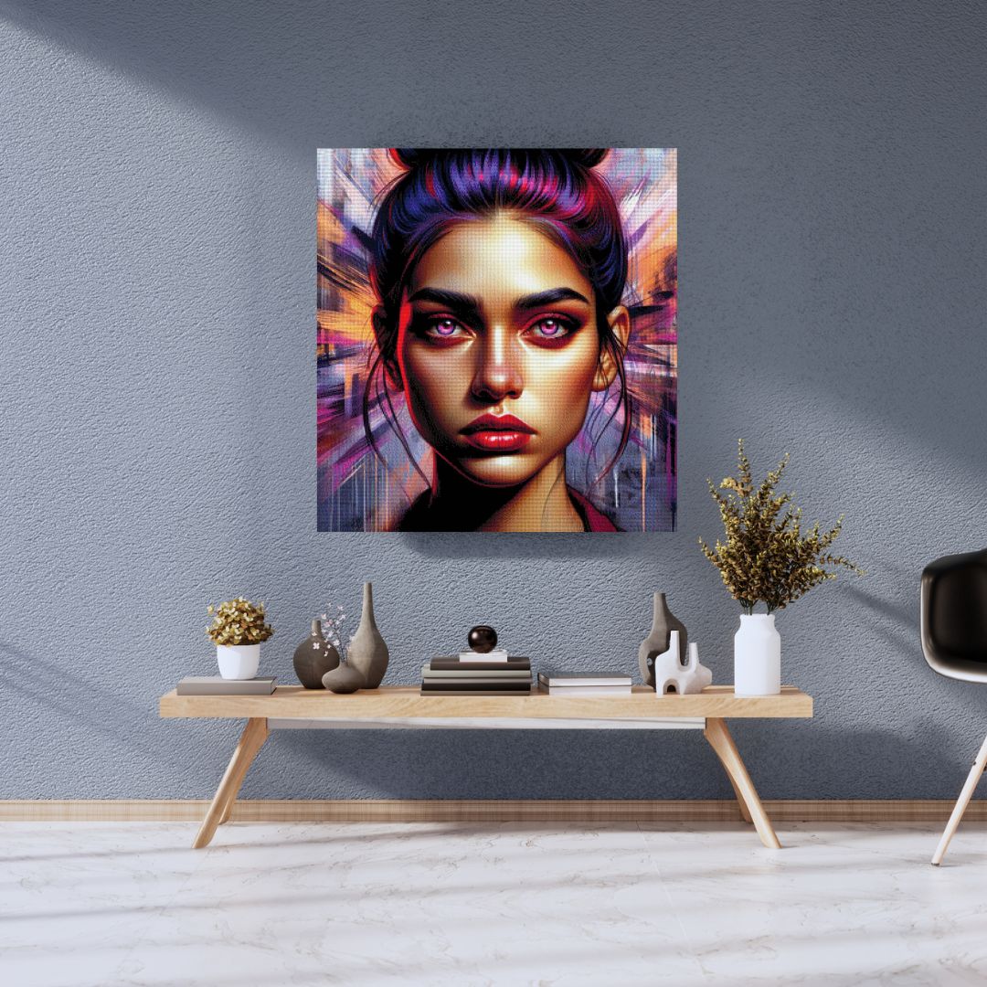 Damen Diamond Painting – elegante Kunstwerke voller Anmut und Stil