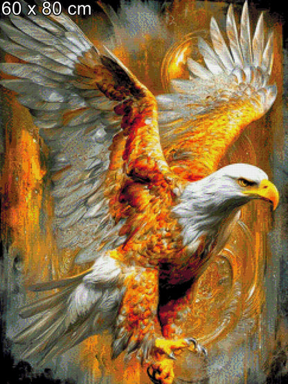 Diamond Painting Goldener Adler