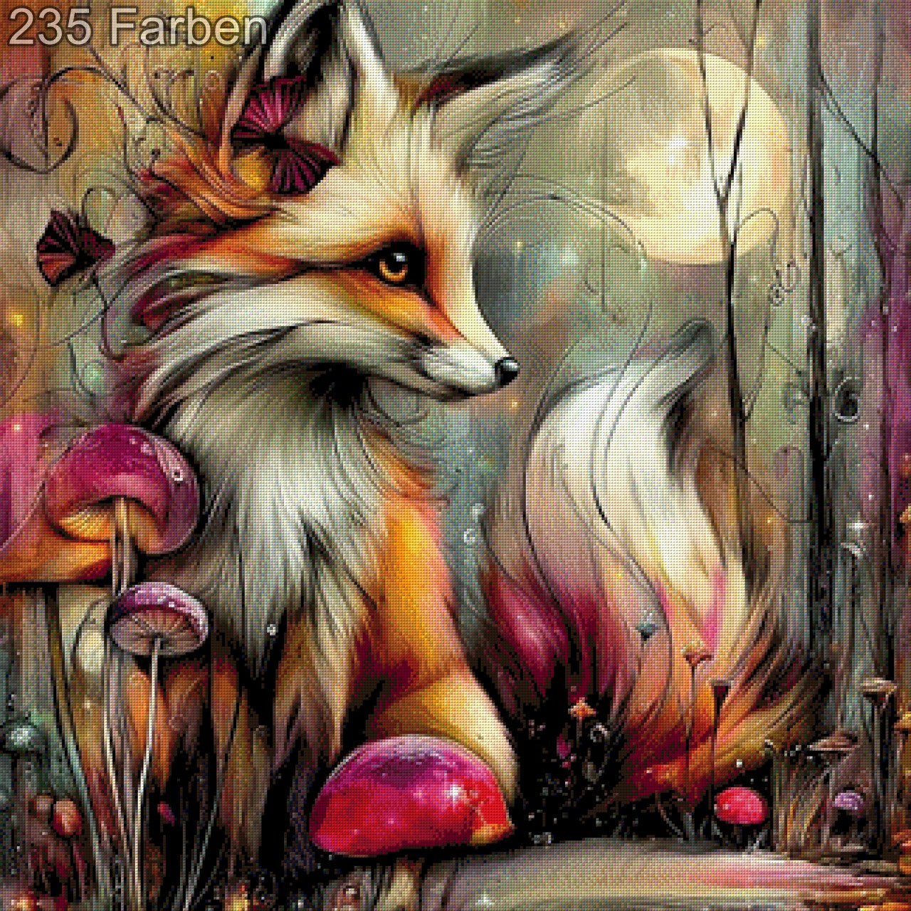 5D Diamond Painting - Lady Fox