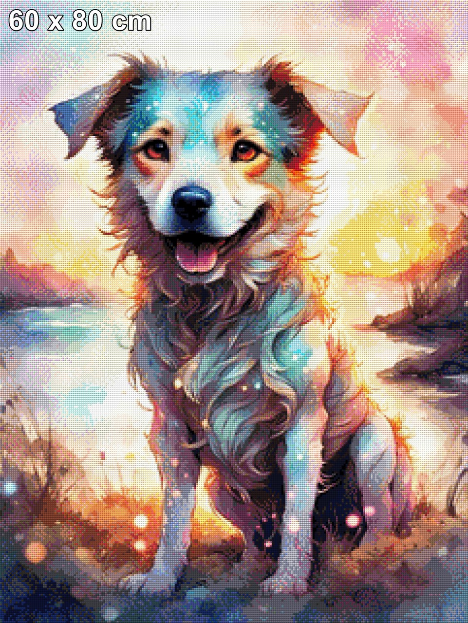 Charly der Hund - Diamond Painting