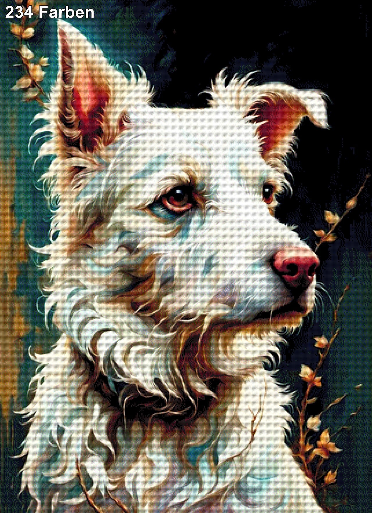 Sir Henry der Terrier - Diamond Painting