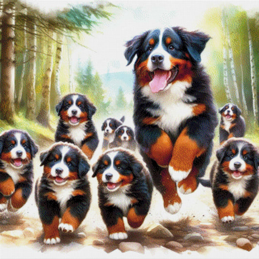Ellie die Hundemama - Diamond Painting