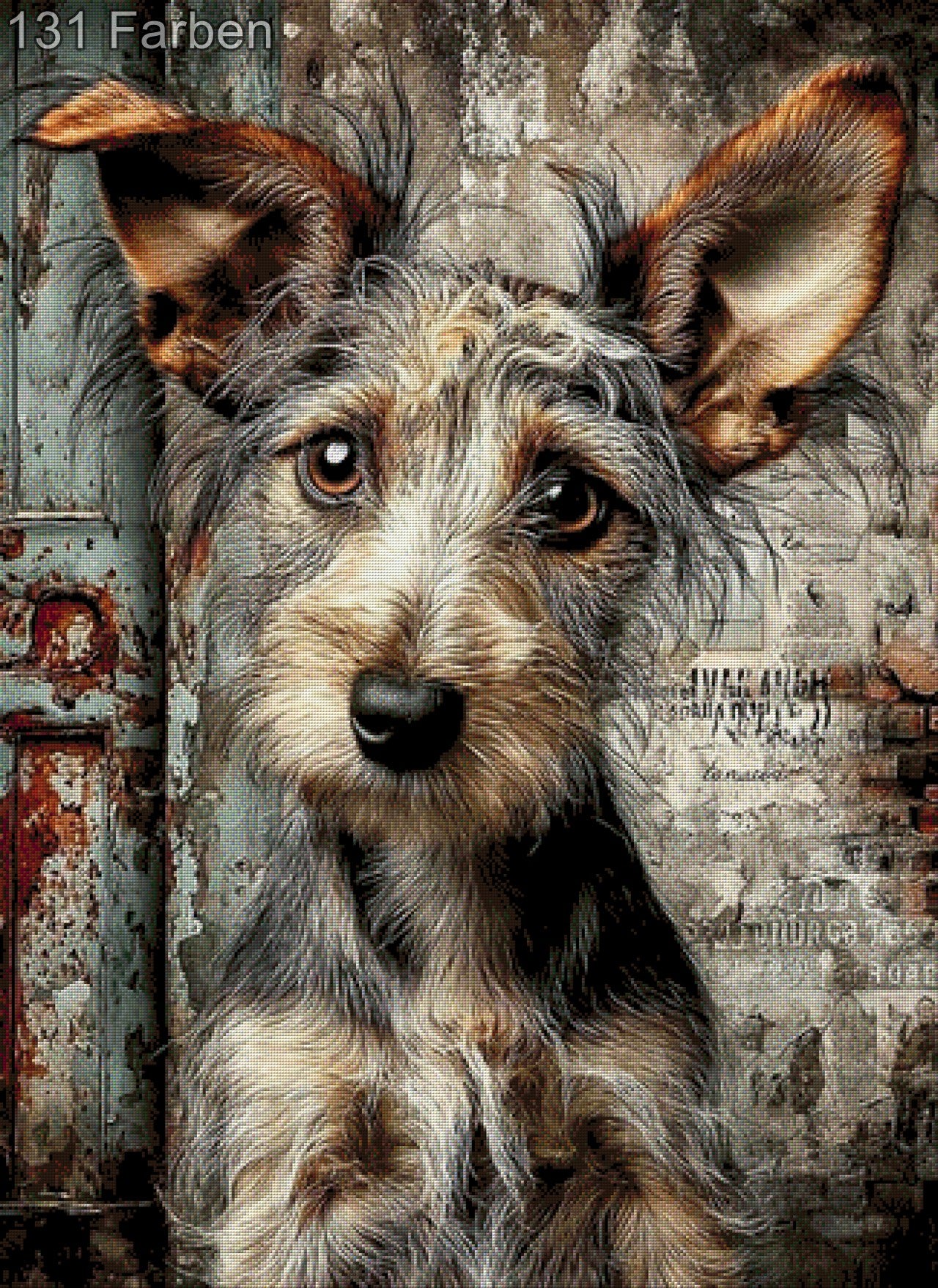5D Diamond Painting - Kleiner Wuffi