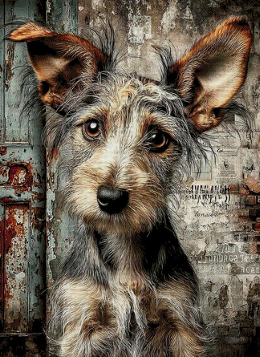 5D Diamond Painting - Kleiner Wuffi