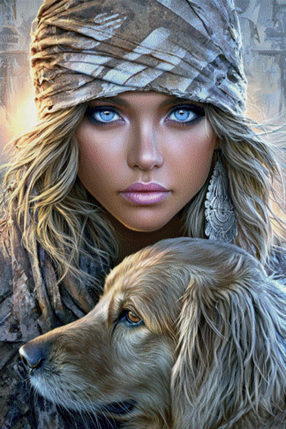 5D Diamond Painting - Treueblick