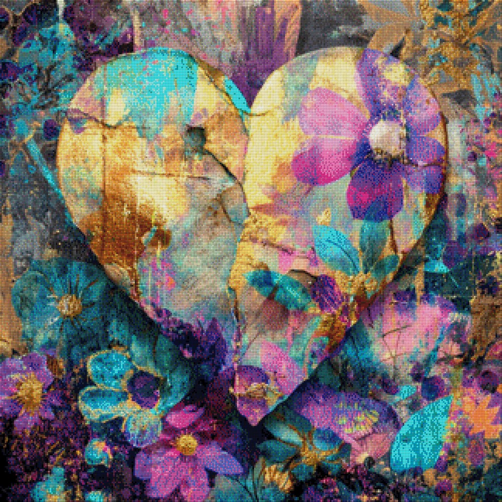 Herzpoesie - Diamond Painting