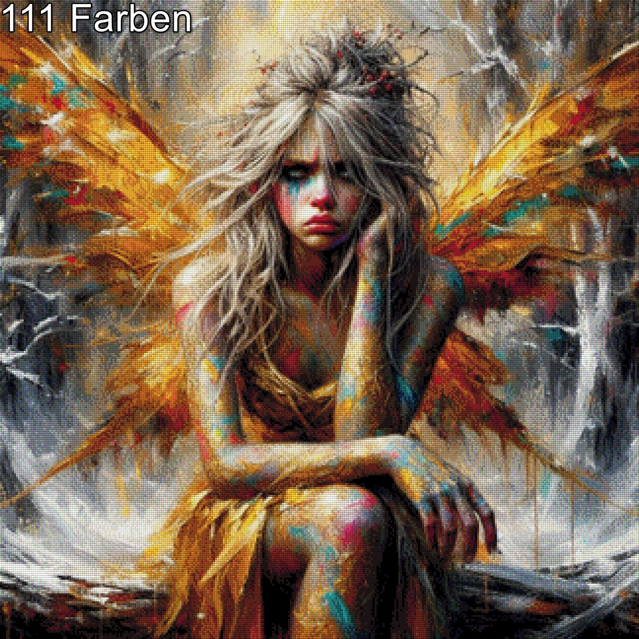 Tränenflügel - Diamond Painting