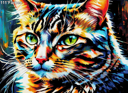 Tigerkatze - Diamond Painting