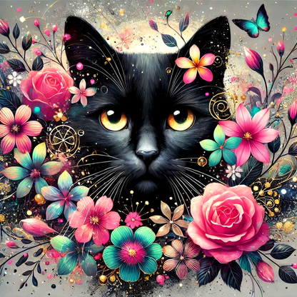 Black Cat - Diamond Painting