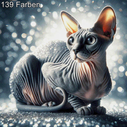 Sphynx Katze - Diamond Painting