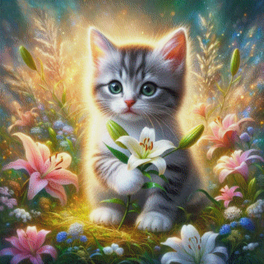 Kleine Saphira - Diamond Painting