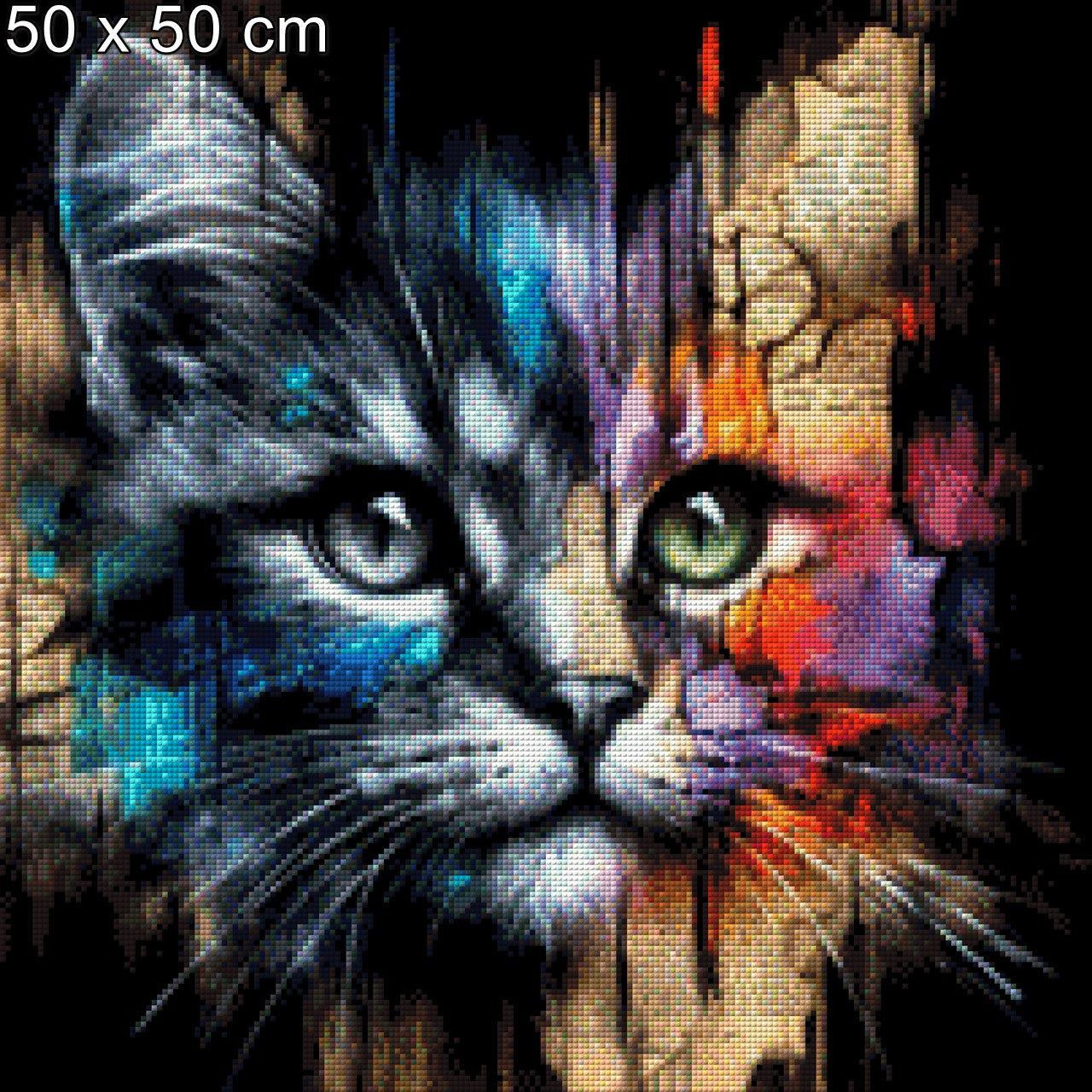 Regenbogenmiez - Diamond Painting