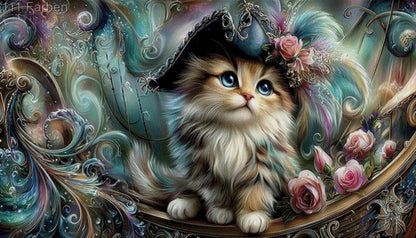 5D Diamond Painting - Die Rosenpiratin