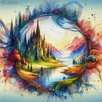 Bunte Welt - Diamond Painting