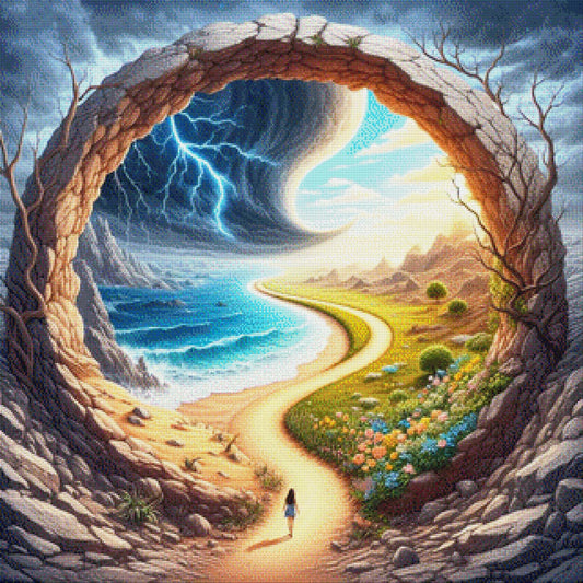Tor zur Welt - Diamond Painting
