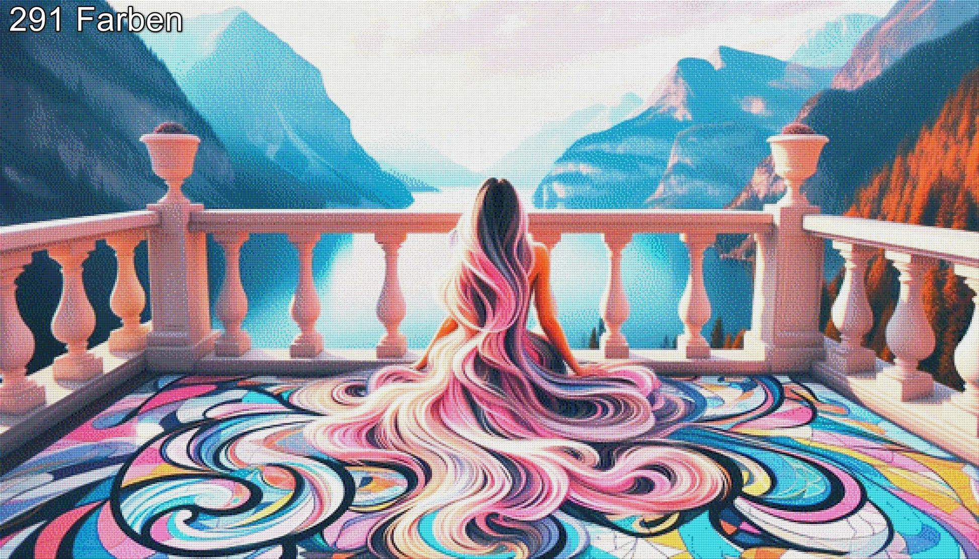Die Aussicht - Diamond Painting