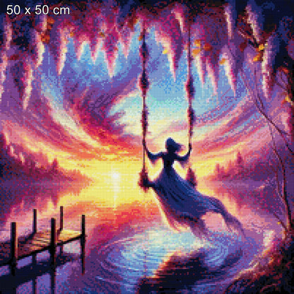Lila Traum - Diamond Painting