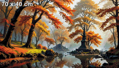Herbstwald - Diamond Painting
