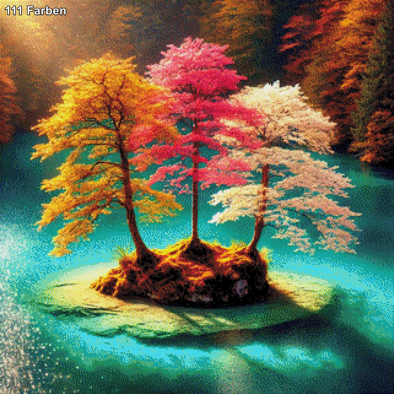 Kleine Insel - Diamond Painting