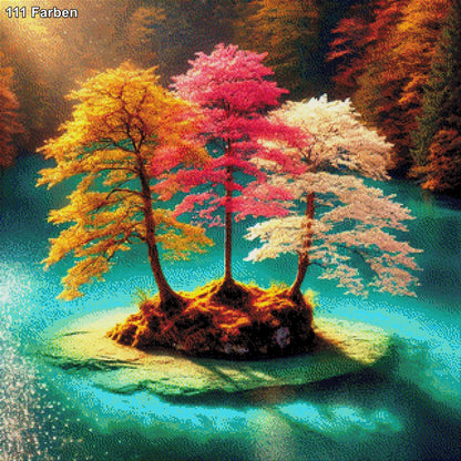 Kleine Insel - Diamond Painting