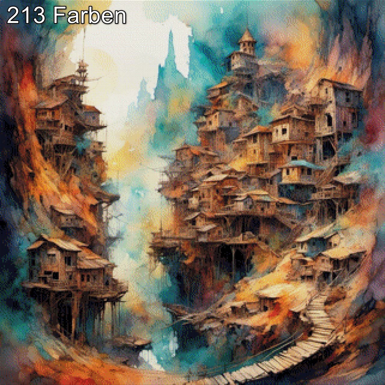 Die Schlucht - Diamond Painting