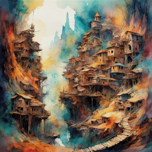 Die Schlucht - Diamond Painting