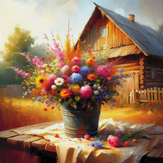 Ländliche Idylle - Diamond Painting