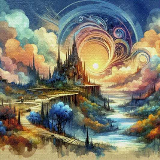 Die Welt der Fantasie - Diamond Painting