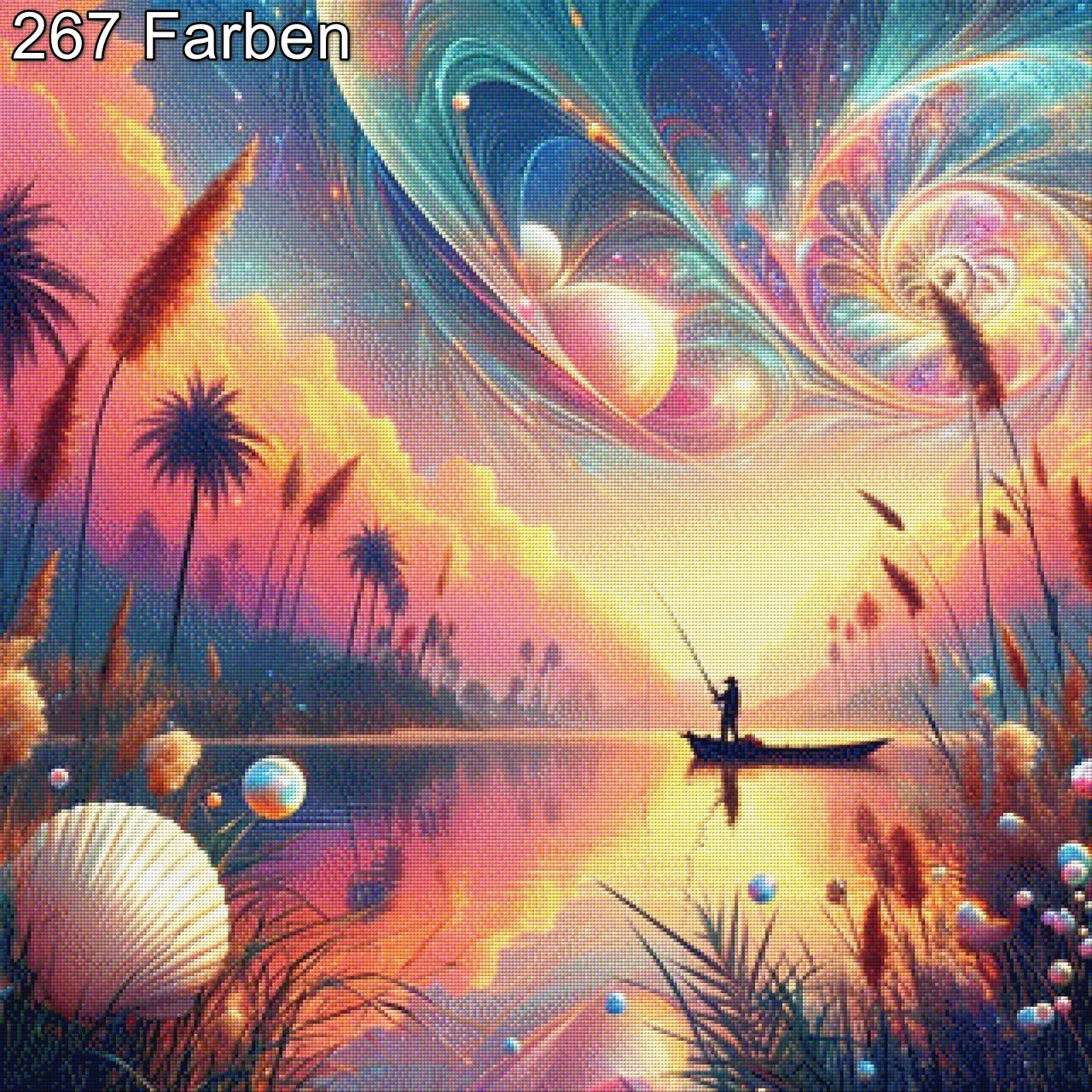 Der Angler - Diamond Painting