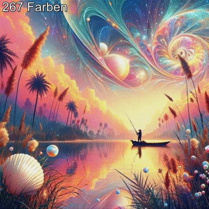 Der Angler - Diamond Painting