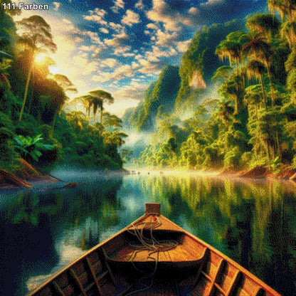 Auf dem Amazonas - Diamond Painting