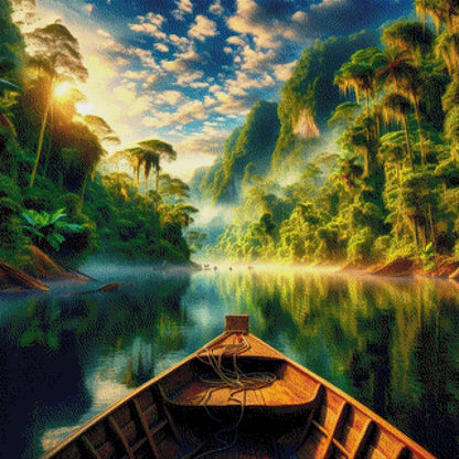 Auf dem Amazonas - Diamond Painting