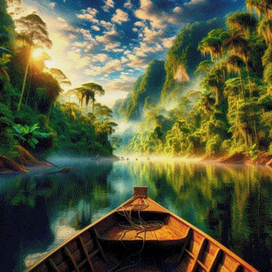 Auf dem Amazonas - Diamond Painting