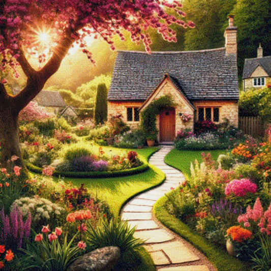 Natur Paradies - Diamond Painting