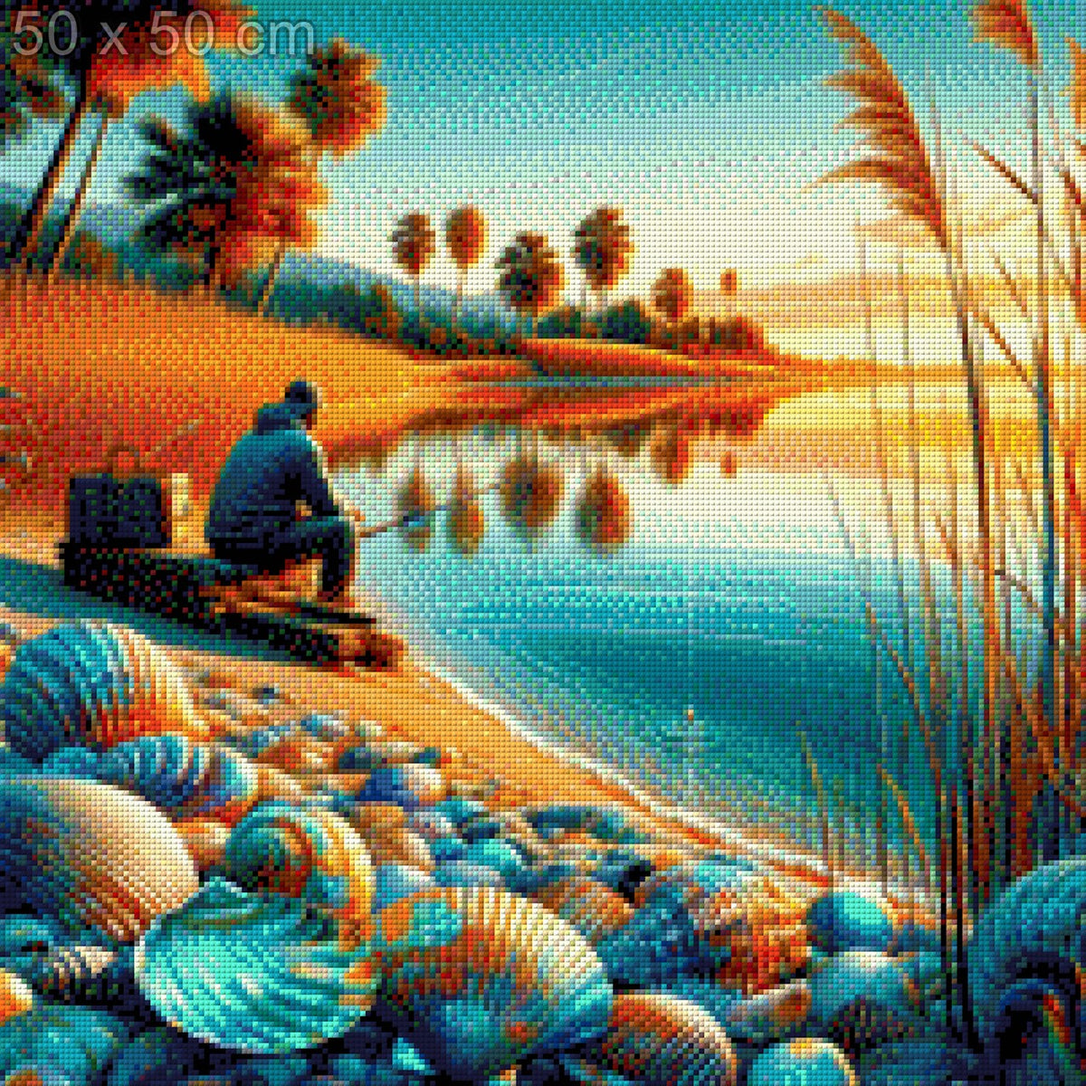 5D Diamond Painting - Zeit am See