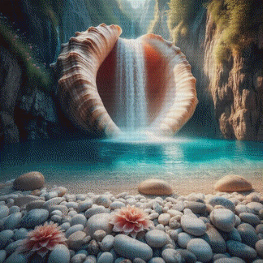 Muscheloase - Diamond Painting