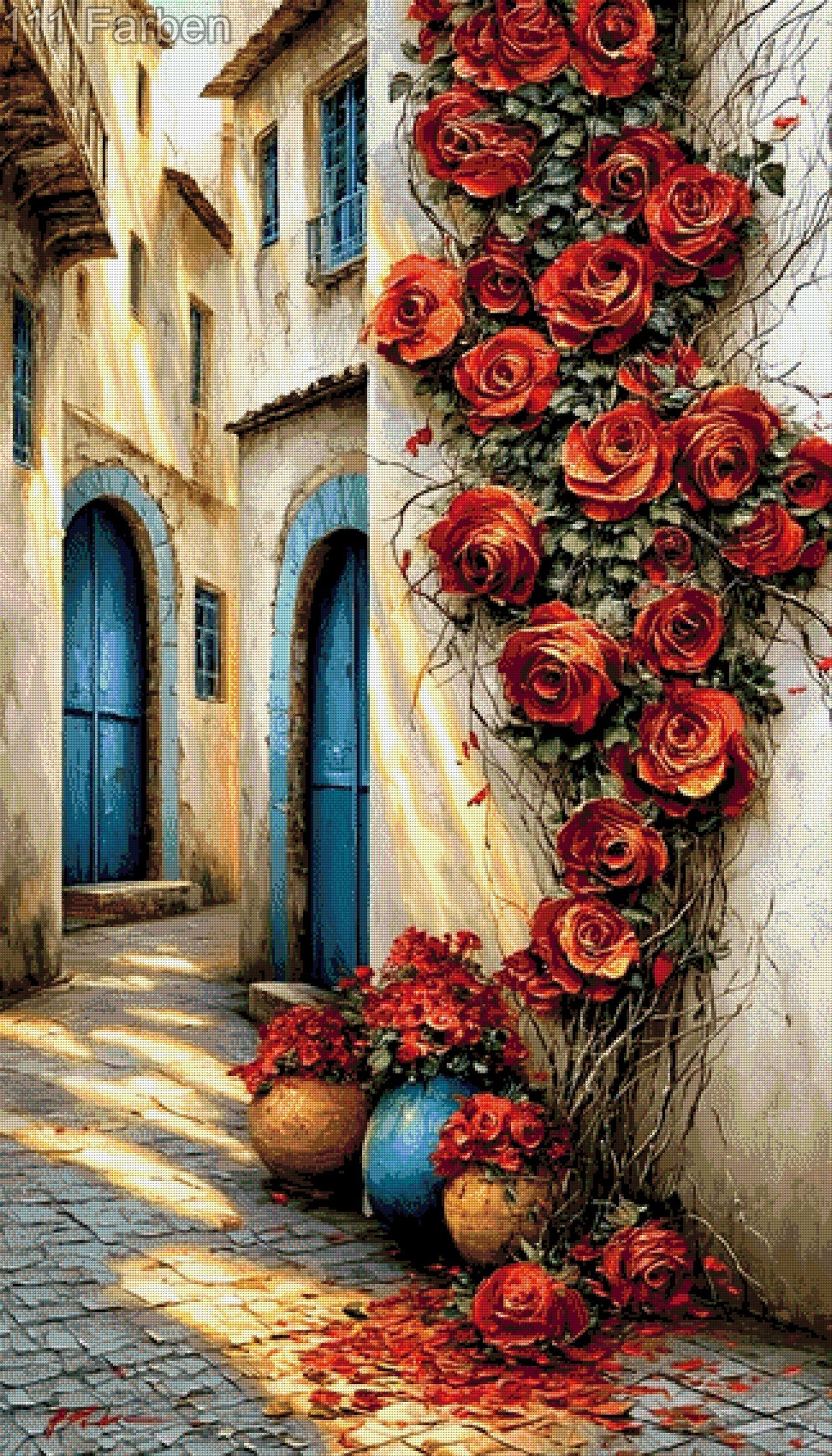 5D Diamond Painting - Casa della Rosa
