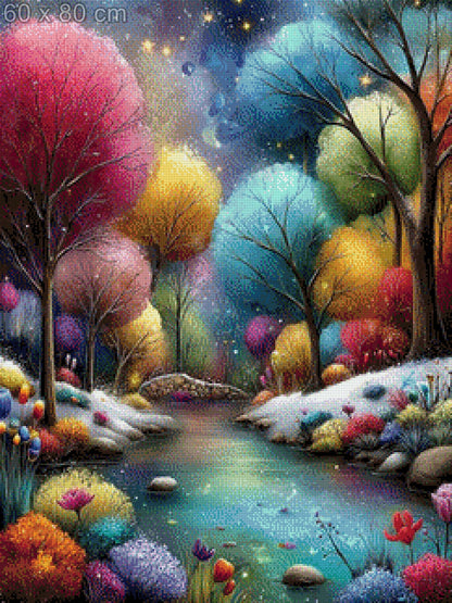5D Diamond Painting - Zauberwald