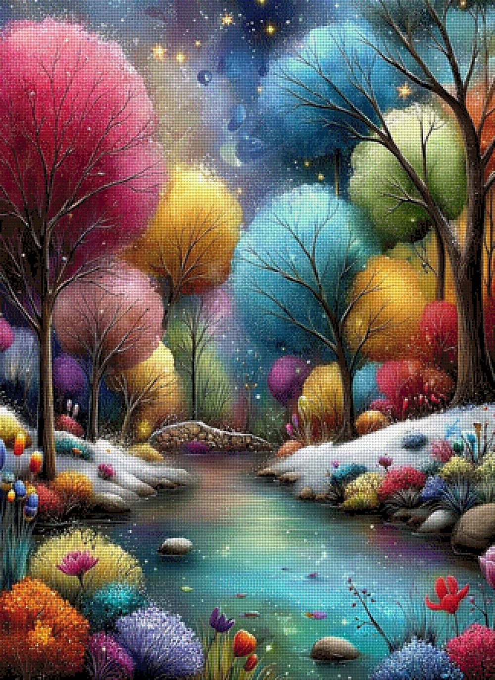 5D Diamond Painting - Zauberwald