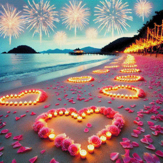 Beach of Love - Diamond Painting