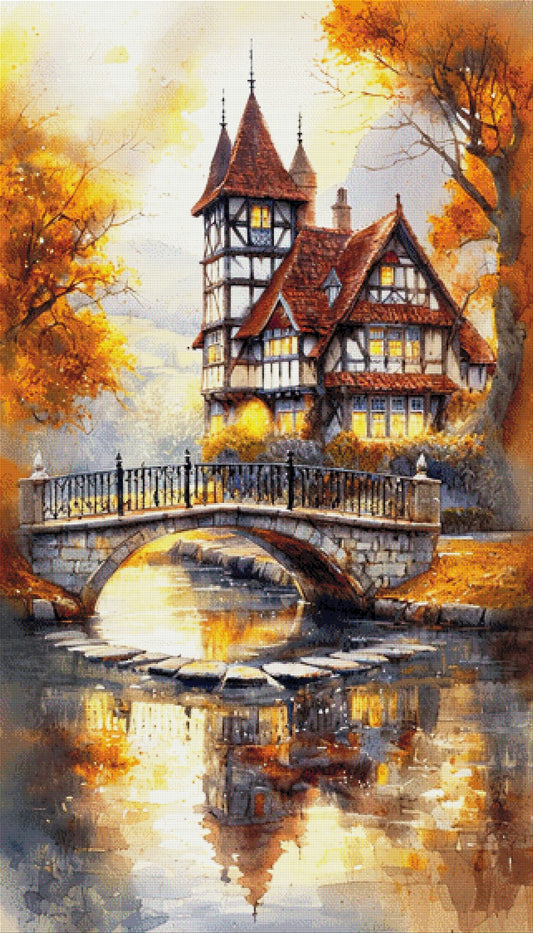 Jagdschloss - Diamond Painting