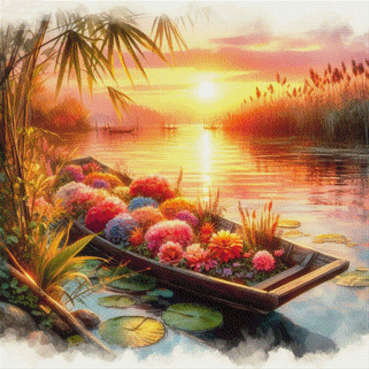 Flußromantik - Diamond Painting
